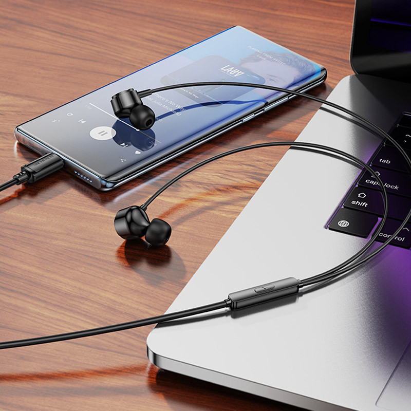 Наушники Borofone BM94 Sonar universal (Type-C/1.2m) на картинке №5