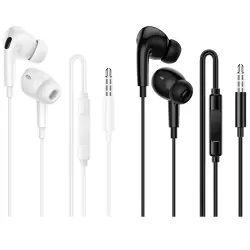 Навушники Borofone BM100 Pro Fuente universal with microphone (3.5mm/1.2m)