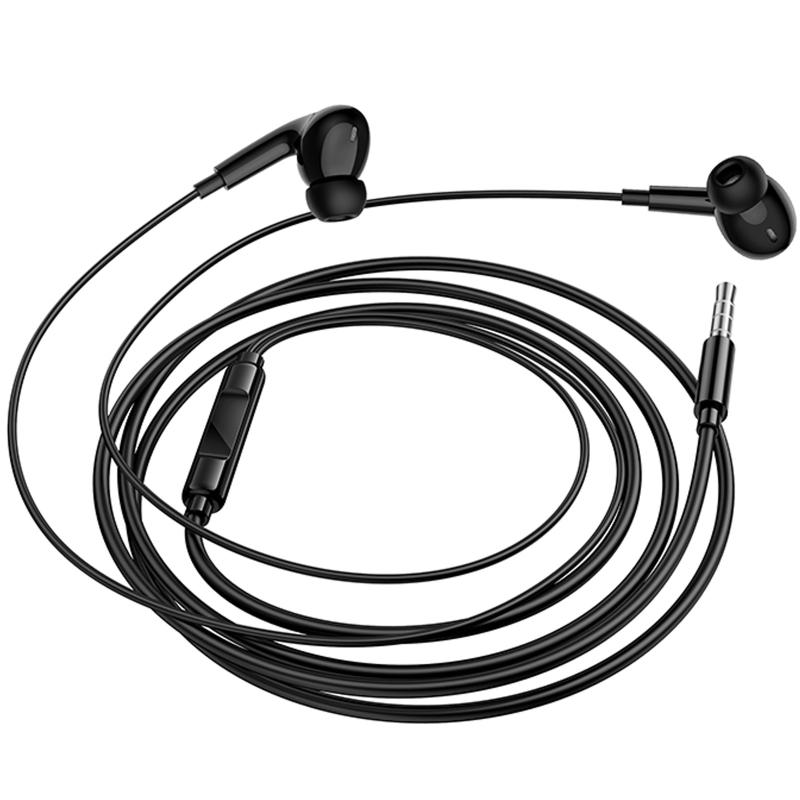 Наушники Borofone BM100 Pro Fuente universal with microphone (3.5mm/1.2m) на картинке №3