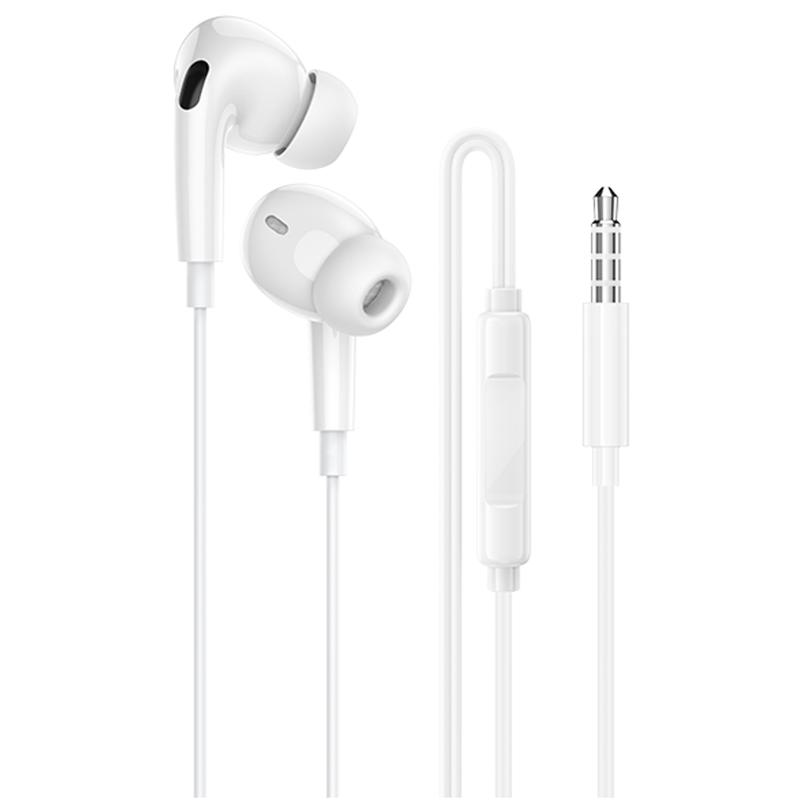 Наушники Borofone BM100 Pro Fuente universal with microphone (3.5mm/1.2m) на картинке №1