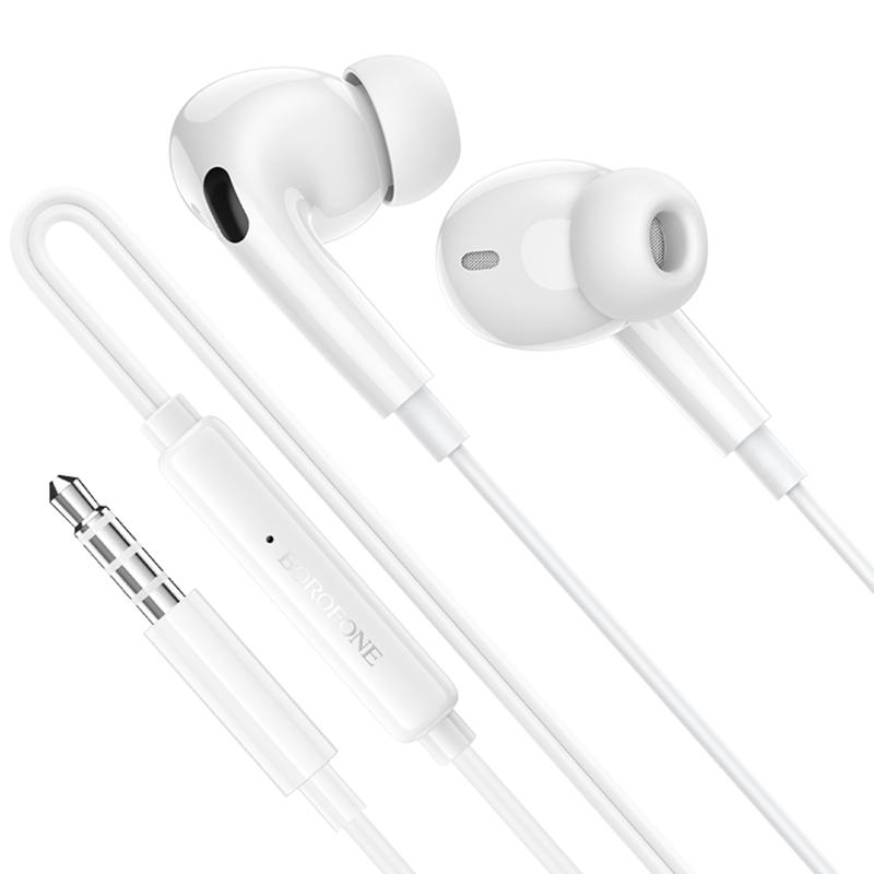 Наушники Borofone BM100 Pro Fuente universal with microphone (3.5mm/1.2m) на картинке №3