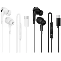 Навушники Borofone BM100 Pro Fuente universal with microphone (Type-C/1.2m)