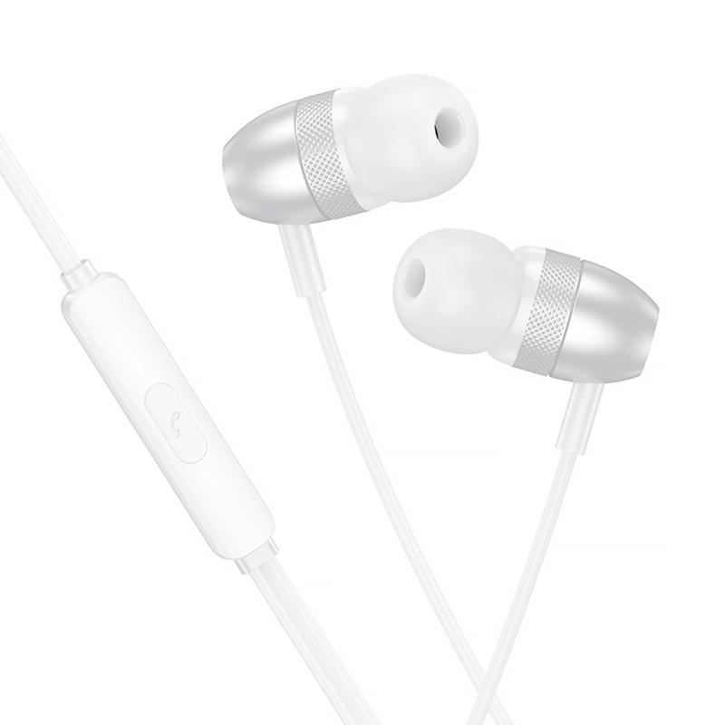 Наушники Borofone BM95 Excepcional universal with microphone (3.5mm/1.2m) на картинке №2