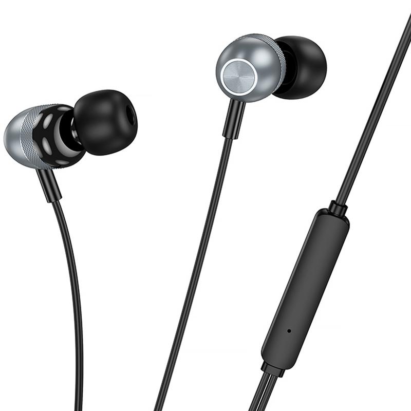 Наушники Borofone BM95 Excepcional universal with microphone (3.5mm/1.2m) на картинке №3