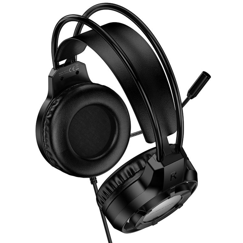 Накладные наушники Borofone BO112 Wave 3.5mm+USB на картинке №3