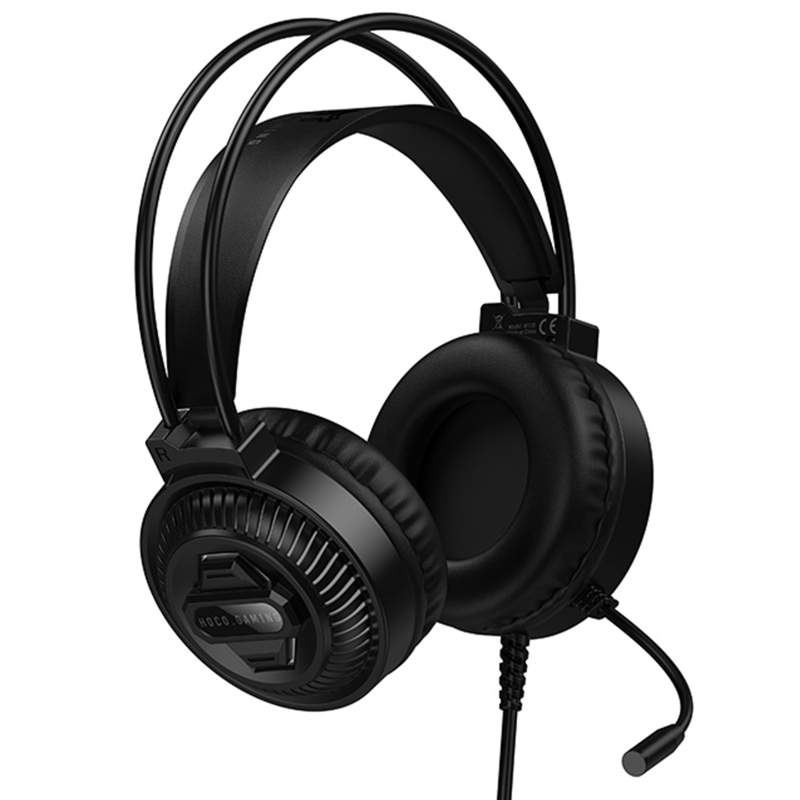 Накладные наушники Hoco W118 Extreme (3.5mm/1.8m), Black, купить оптом с доставкой