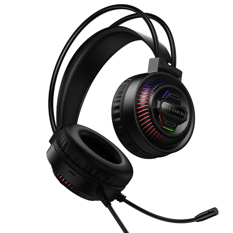 Накладные наушники Hoco W118 Extreme (3.5mm/1.8m), Black 4, купить оптом с доставкой