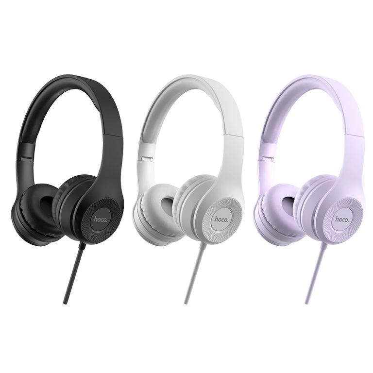 Уценка Накладные наушники Hoco W21 (3.5mm/1.2m), купить оптом с доставкой