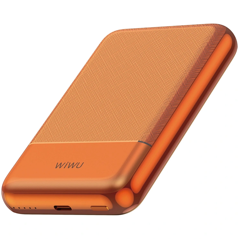 Портативное ЗУ Power Bank WIWU P089 Seraph PD20W с БЗУ 10000 mAh, Orange 2, купить оптом с доставкой