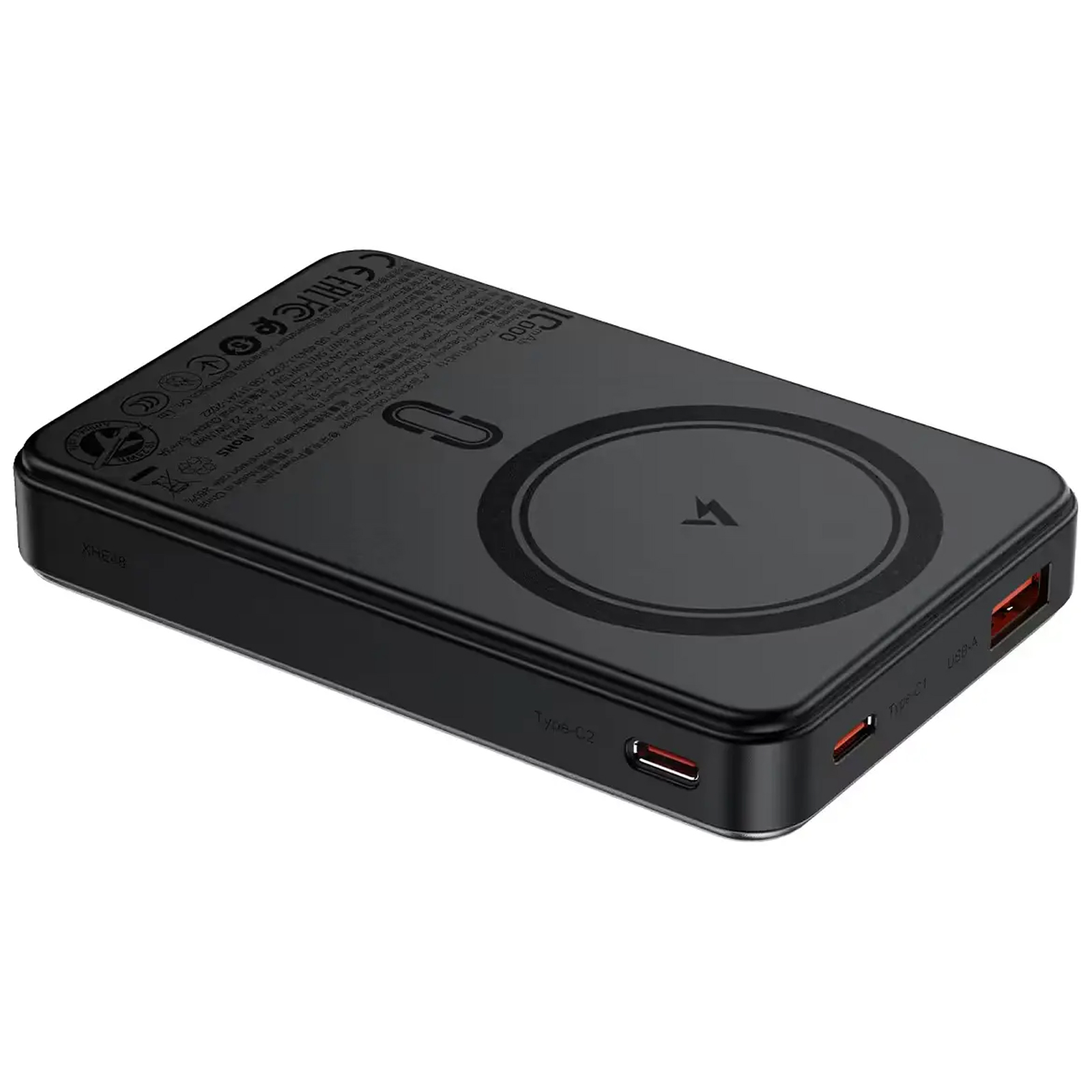 Портативное ЗУ Power Bank Acefast M31 PD22.5W с БЗУ with cable 10000 mAh, Black 1, купить оптом с доставкой