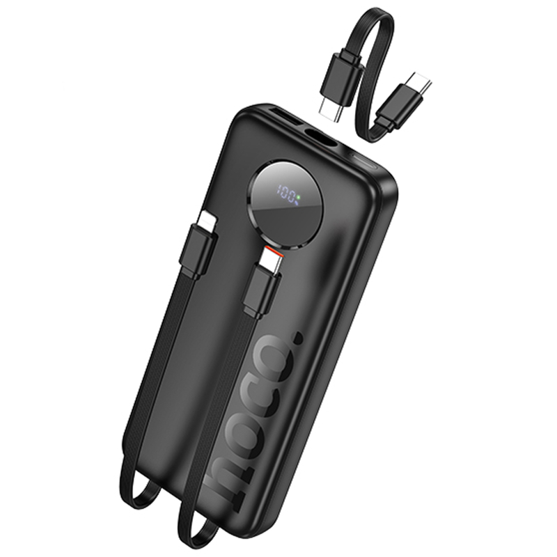 Портативное ЗУ Power Bank Hoco J132 Sabio 22.5W+PD20W with 3 cables 10000 mAh на картинке №3
