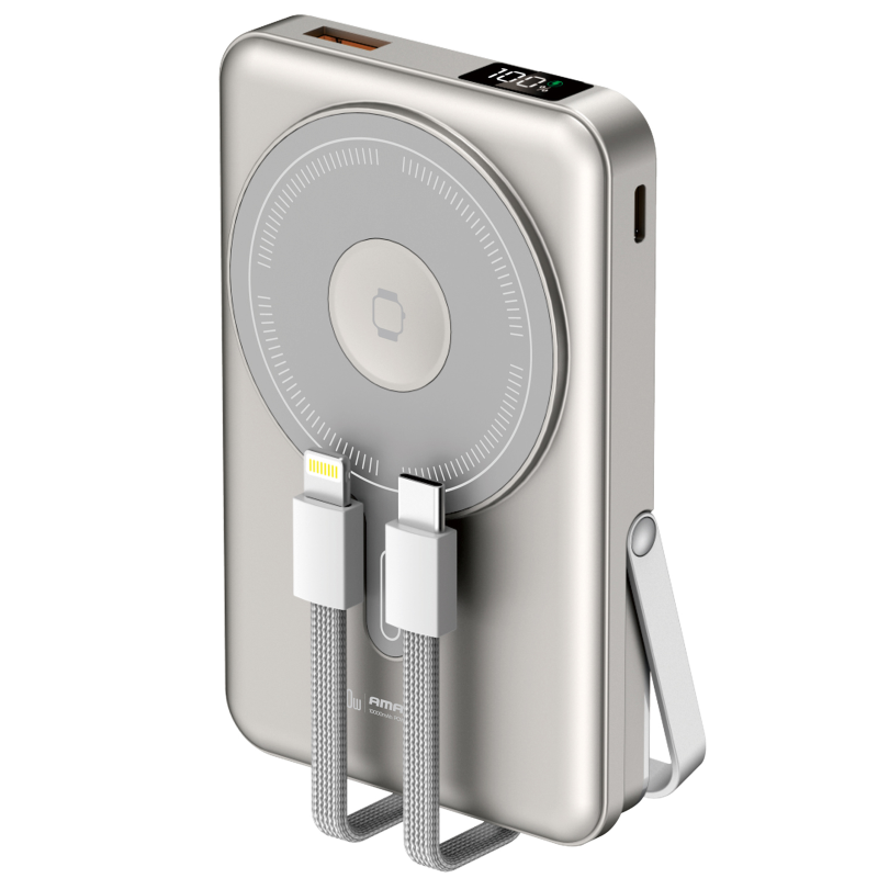 Портативное ЗУ Power Bank Amaya W018C 20W с БЗУ 10000 mAh, купить оптом с доставкой