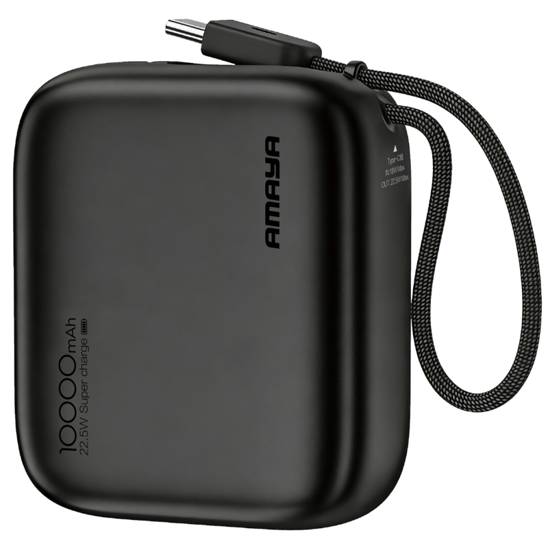 Портативное ЗУ Power Bank Amaya F135C PD22.5W with cable 10000 mAh на картинке №1