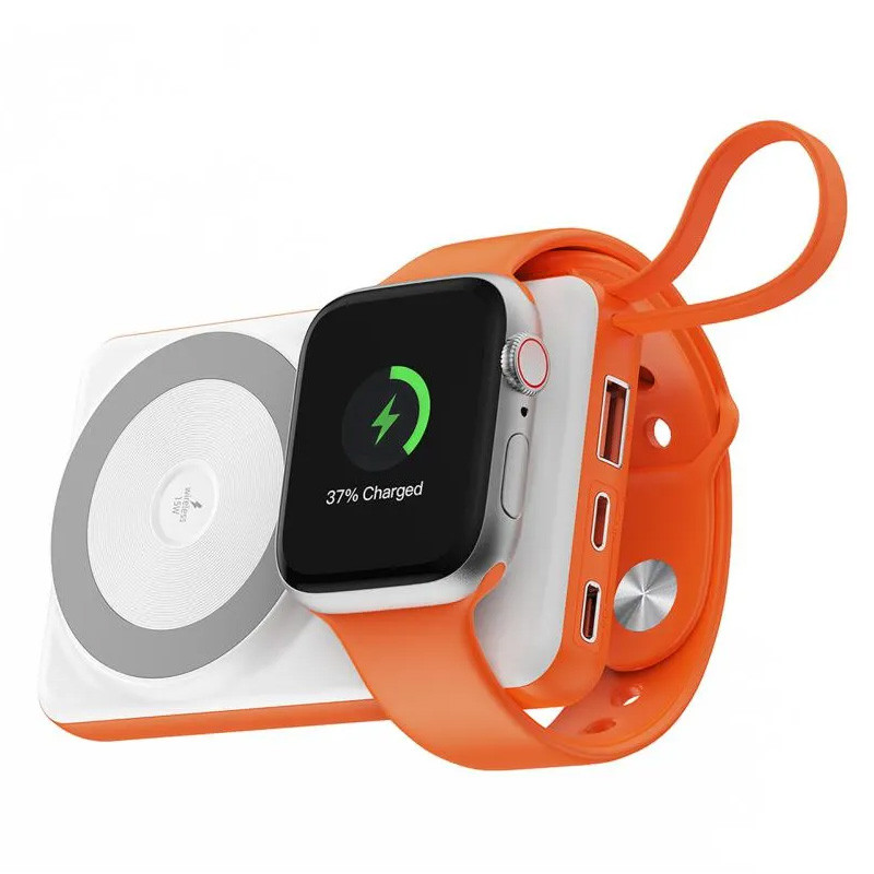 Портативний ЗП Power Bank WIWU Wi-P007 2 in 1 c БЗП 10000 mAh на малюнкі №1