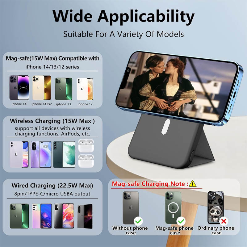 Портативний ЗП Power Bank JJT-A27-1 PD20W+QC 22.5W з БЗП 10000 mAh на малюнкі №6