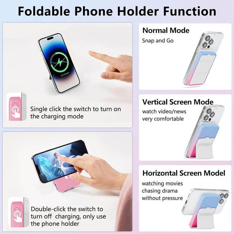 Портативний ЗП Power Bank JJT-A27-1 Gradient PD20W+QC 22.5W з БЗП 10000 mAh на малюнкі №4