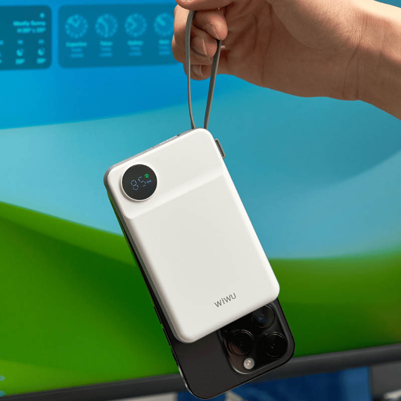 Портативне ЗП Power Bank WIWU Wi-P007 2 in 1 c БЗП 10000 mAh Зображення №5 Портативне ЗП Power Bank WIWU Wi-P007 2 in 1 c БЗП 10000 mAh дивитися фото №5