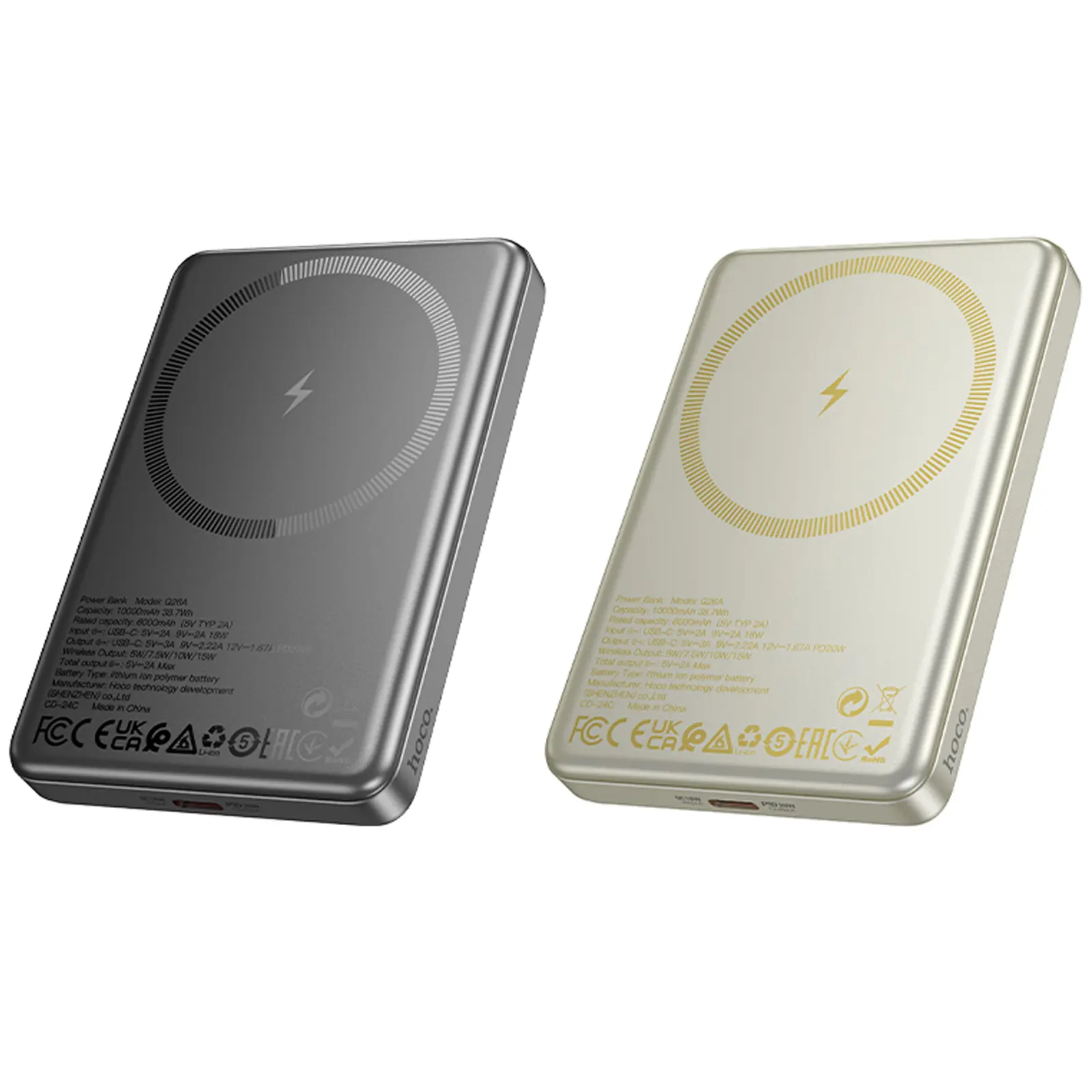 Портативное ЗУ Power Bank Hoco Q26A Joy PD20W с БЗУ 10000 mAh, купить оптом с доставкой