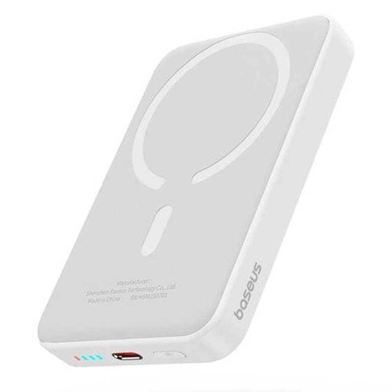 Портативне ЗП Power Bank Baseus Magnetic Mini Air 20W c БЗП 10000 mAh P10059001313 Зображення №2 Портативне ЗП Power Bank Baseus Magnetic Mini Air 20W c БЗП 10000 mAh P10059001313 дивитися фото №2