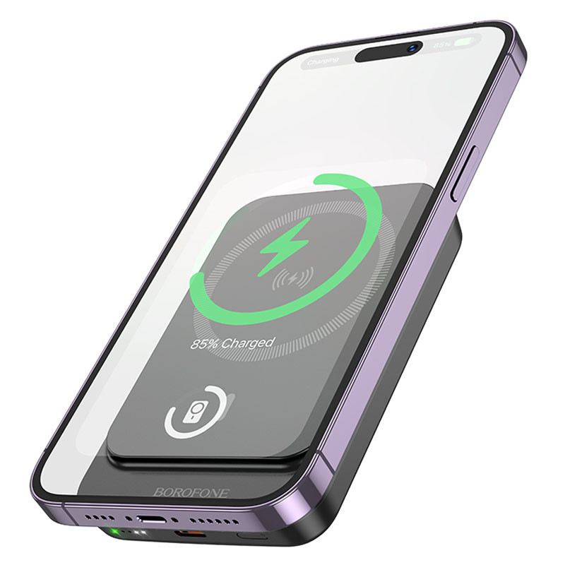 Портативний ЗП Power Bank BOROFONE BJ63A Nimble PD20W з БЗП 10000 mAh на малюнкі №3