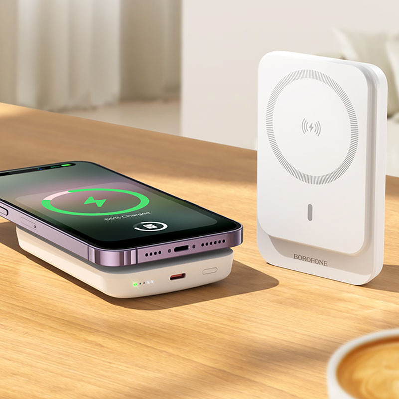 Портативний ЗП Power Bank BOROFONE BJ63A Nimble PD20W з БЗП 10000 mAh на малюнкі №4