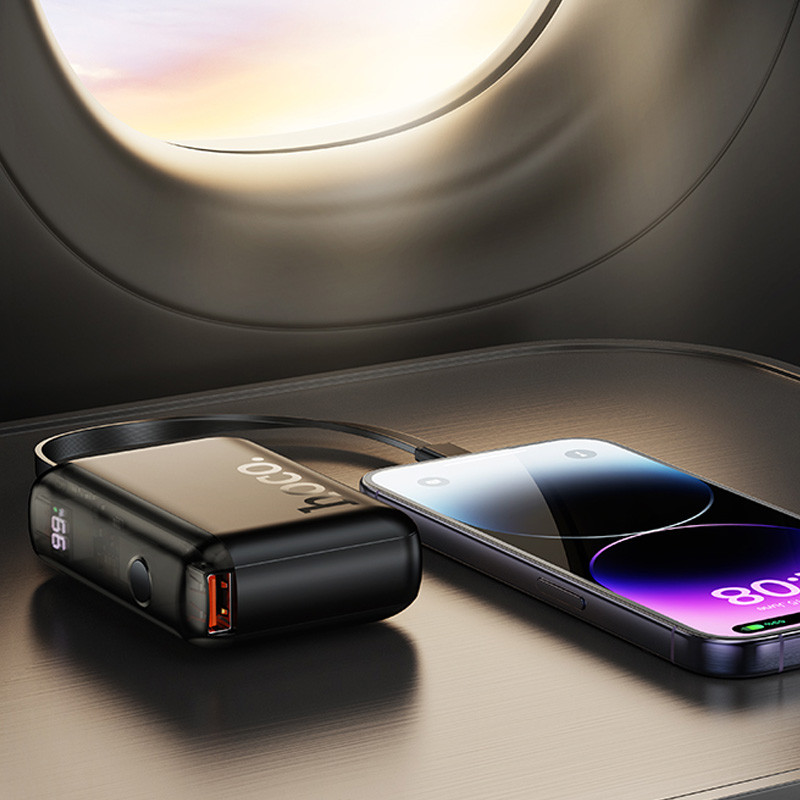 Портативний ЗП Power Bank Hoco J139 Hero 22.5W+PD20W + Lightning 10000 mAh на малюнкі №5