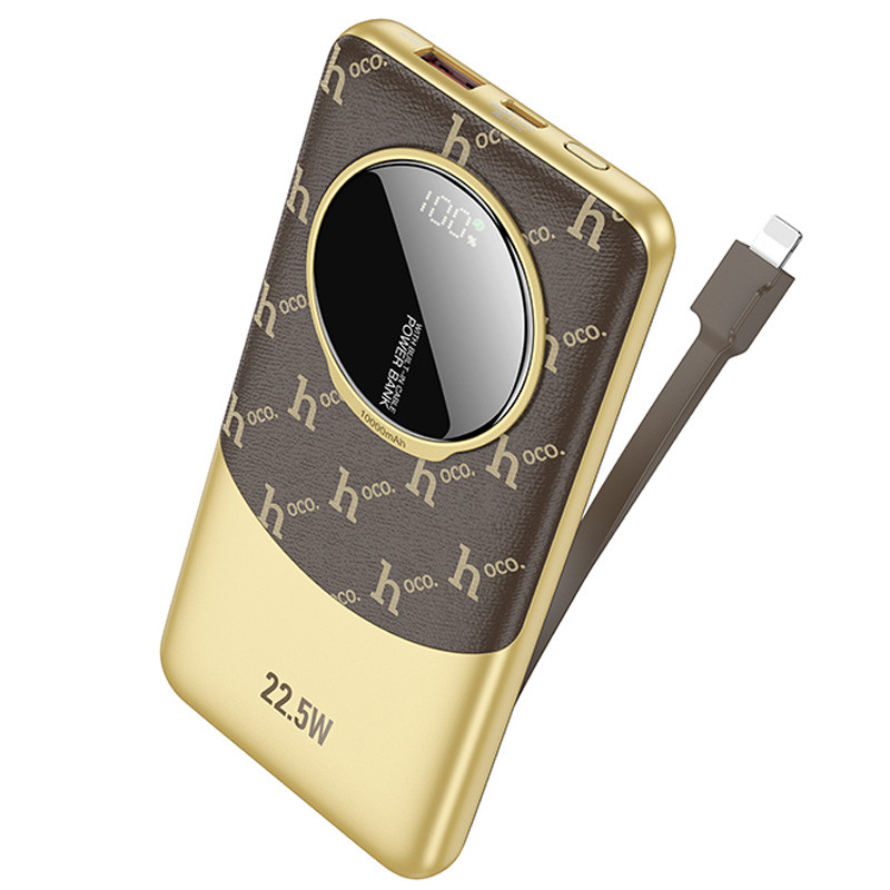 Портативний ЗП Power Bank Hoco Q29 Nobility 22.5W+PD20W + Lightning 10000 mAh на малюнкі №2