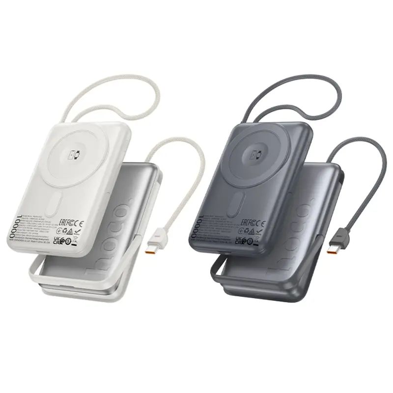 Портативное ЗУ Power Bank Hoco Q43 Clever PD20W с БЗУ+iWatch Type-C 10000 mAh, купить оптом с доставкой