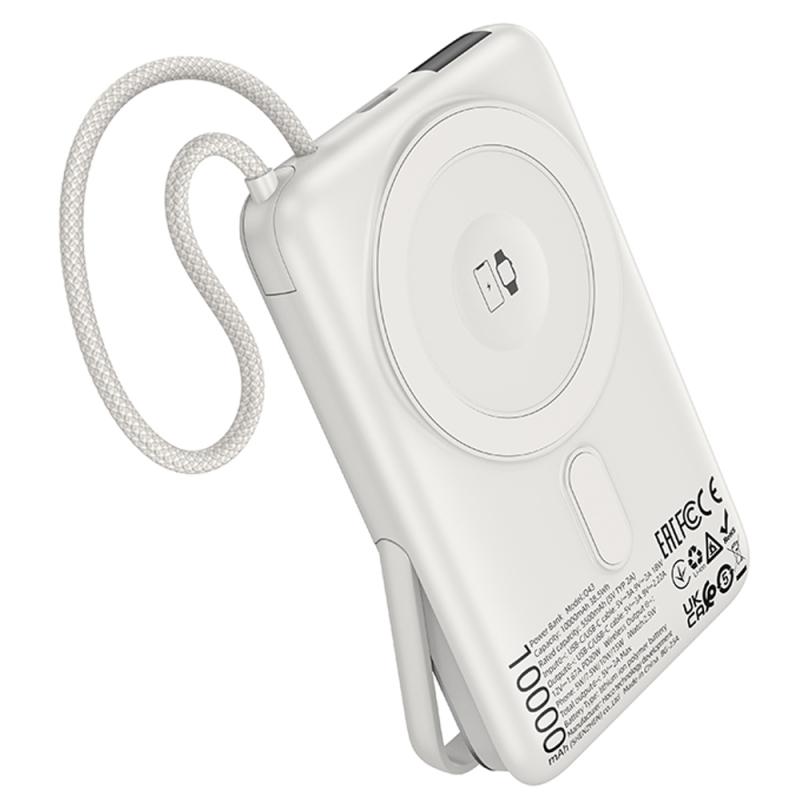 Портативное ЗУ Power Bank Hoco Q43 Clever dual PD20W с БЗУ Type-C 10000 mAh на картинке №2