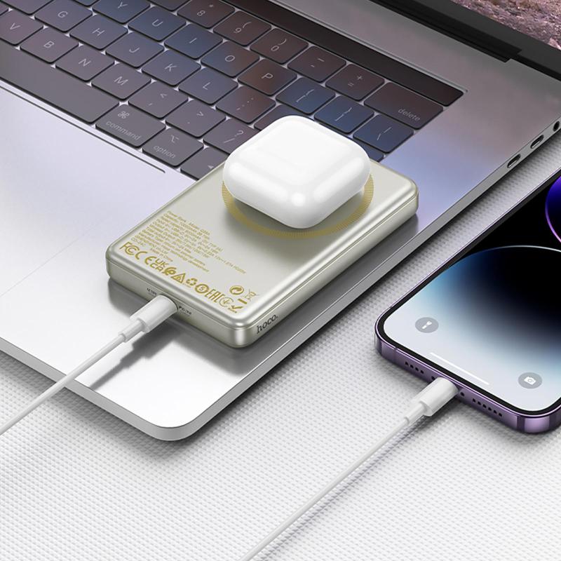 Портативное ЗУ Power Bank Hoco Q26A Joy PD20W с БЗУ 10000 mAh на картинке №3