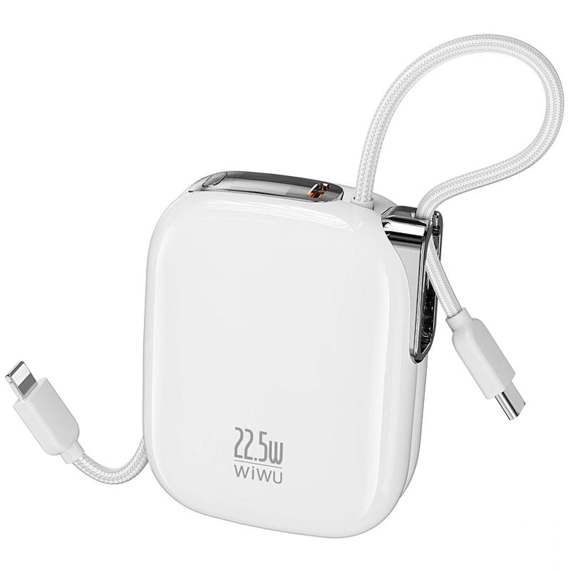Портативний ЗП Power Bank WIWU MH136 Sugar 22.5W with cable 10000 mAh на малюнкі №2