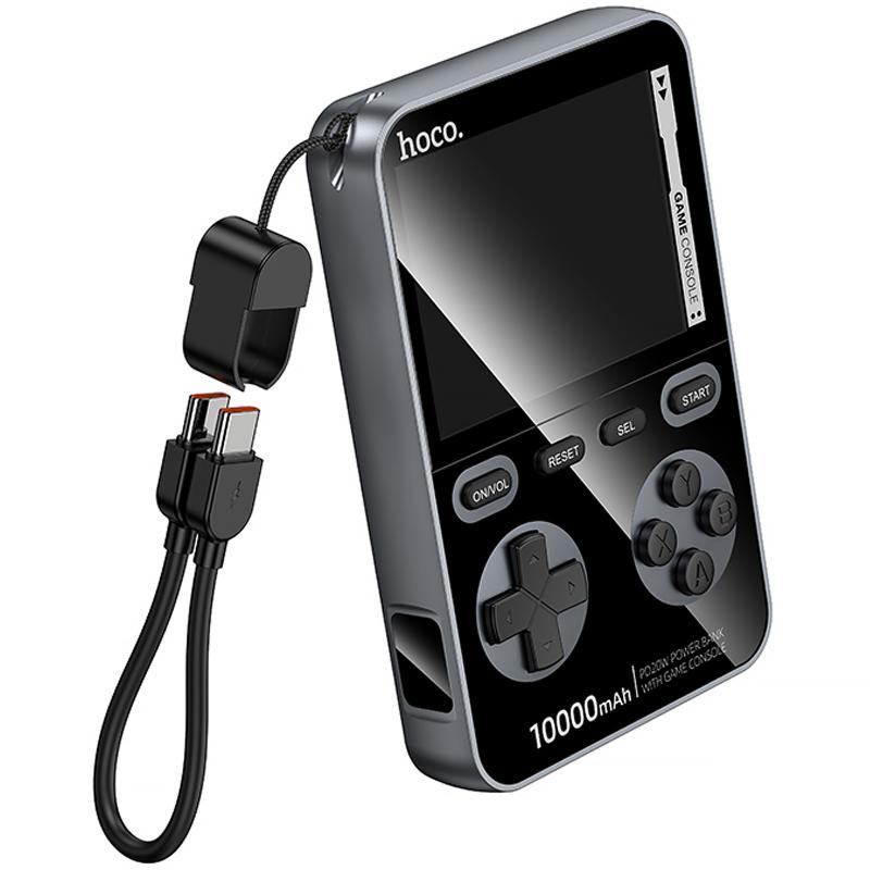 Портативное ЗУ Power Bank Hoco Q47 Shine PD20W with cable + Game Console 10000 mAh на картинке №3
