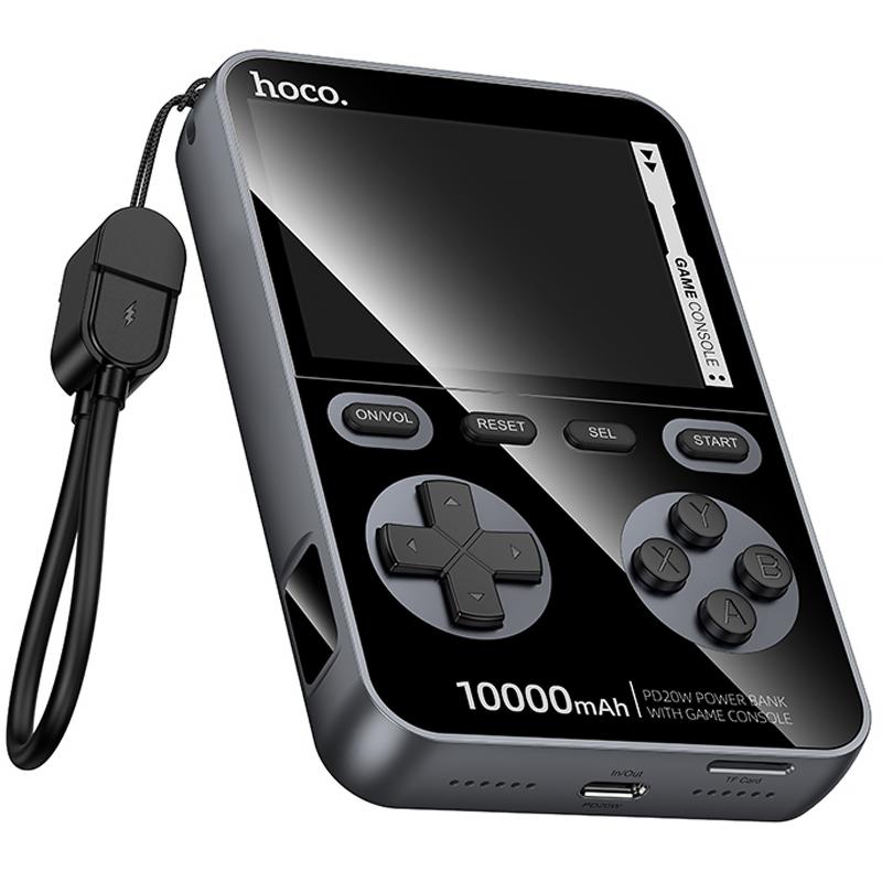 Портативное ЗУ Power Bank Hoco Q47 Shine PD20W with cable + Game Console 10000 mAh на картинке №4
