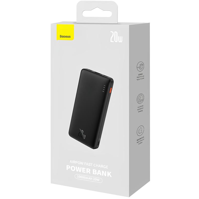 Портативний ЗП Power Bank Baseus Airpow OS 20W 10000 mAh (PPQD09000) на малюнкі №5