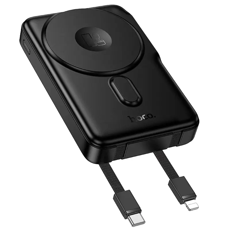 Портативное ЗУ Power Bank Hoco Q48 Core PD20W с БЗУ+iWatch 10000 mAh, Black 5, купить оптом с доставкой