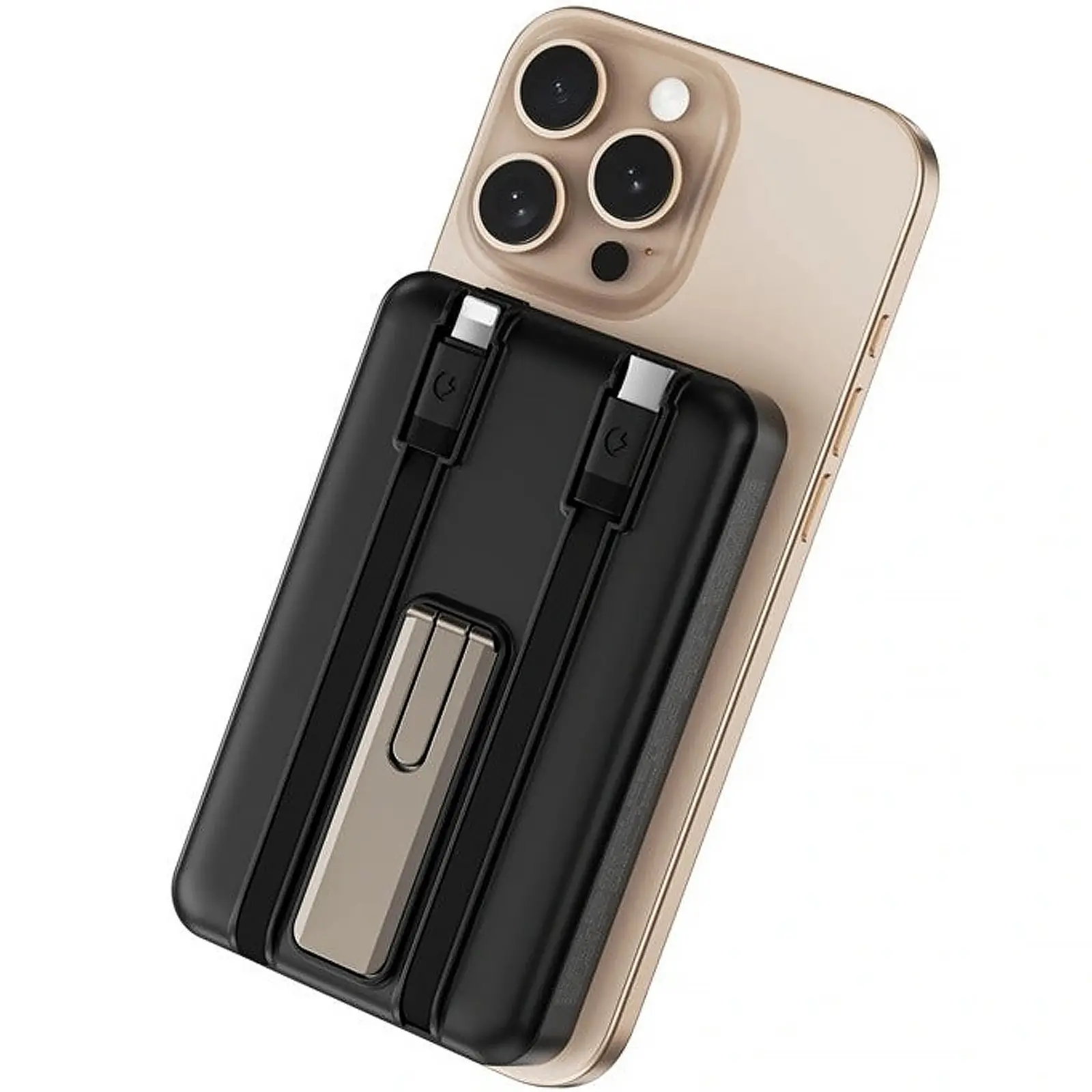 Портативний ЗП Power Bank WIWU Wi-P056 22.5W+PD20W з БЗП+iWatch with cable 10000 mAh, Black, купити оптом з доставкою