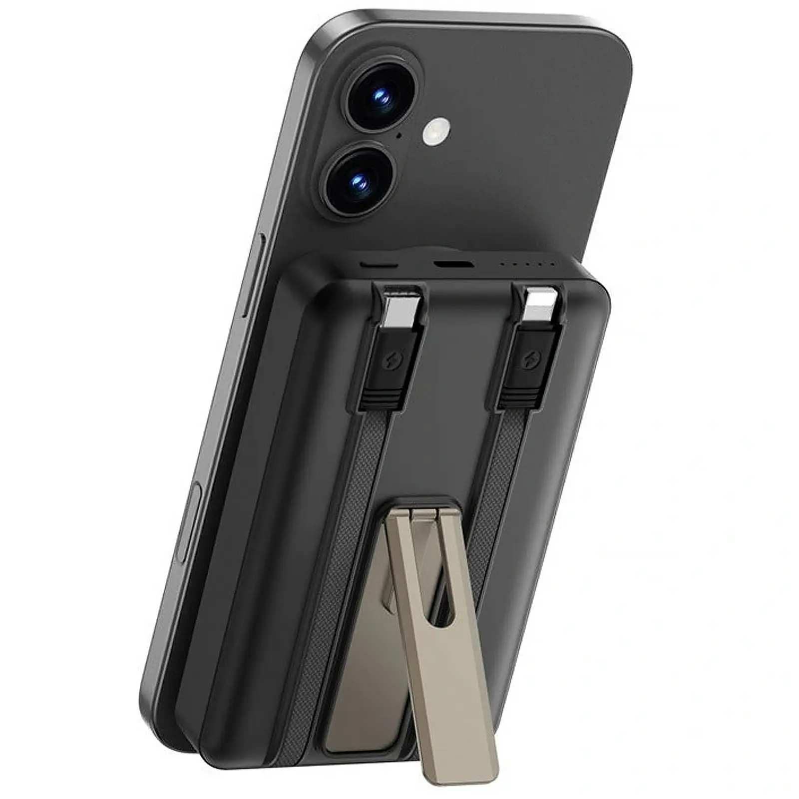 Портативний ЗП Power Bank WIWU Wi-P056 22.5W+PD20W з БЗП+iWatch with cable 10000 mAh, Black 3, купити оптом з доставкою