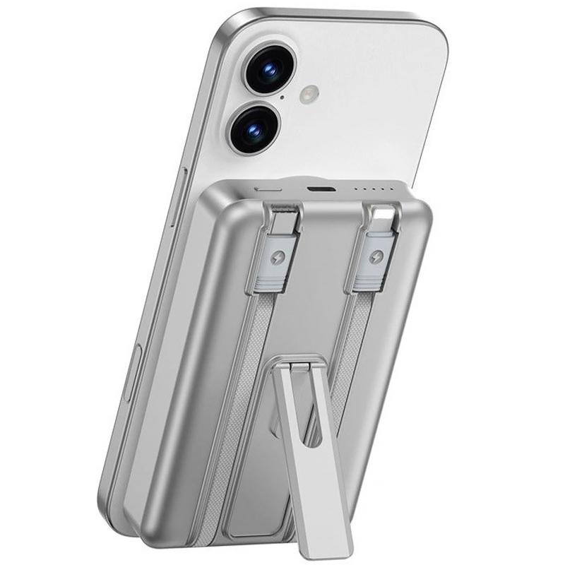 Портативний ЗП Power Bank WIWU Wi-P056 22.5W+PD20W з БЗП+iWatch with cable 10000 mAh на малюнкі №3