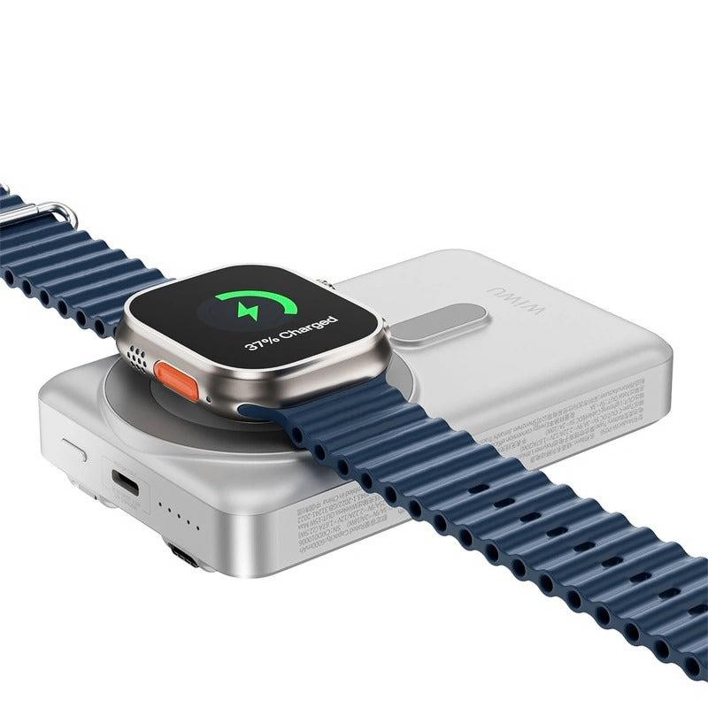 Портативний ЗП Power Bank WIWU Wi-P056 22.5W+PD20W з БЗП+iWatch with cable 10000 mAh на малюнкі №4