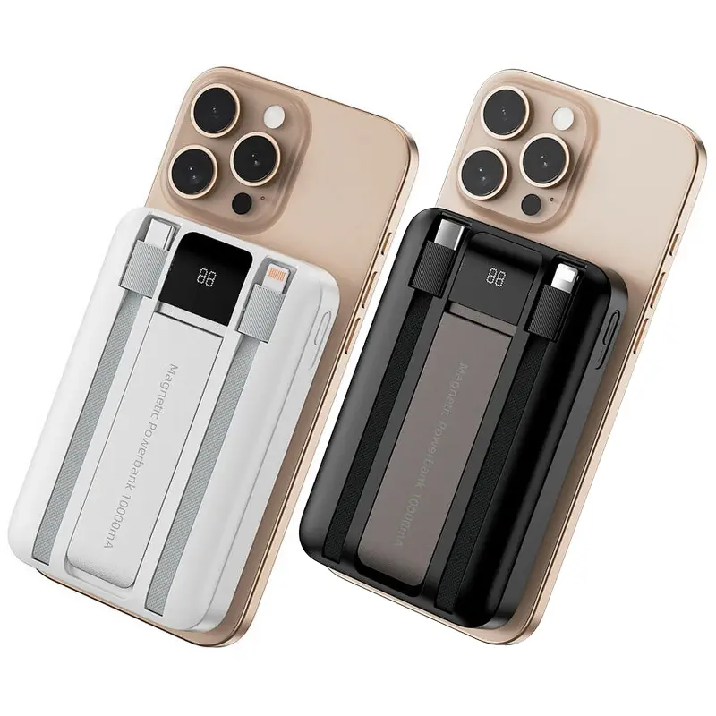 Портативний ЗП Power Bank WIWU Wi-P061 22.5W+PD20W з БЗП+iWatch with cable 10000 mAh, купити оптом з доставкою