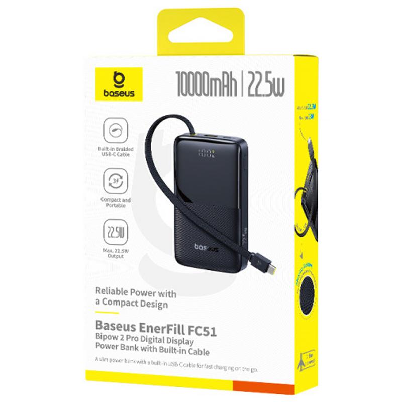 Портативний ЗП Power Bank Baseus EnerFill Bipow2 Pro 22.5W 10000 mAh (E0027601) на малюнкі №4