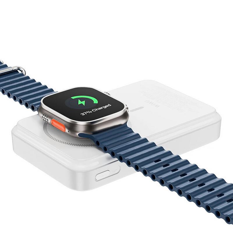 Портативний ЗП Power Bank WIWU Wi-P061 22.5W+PD20W з БЗП+iWatch with cable 10000 mAh на малюнкі №5