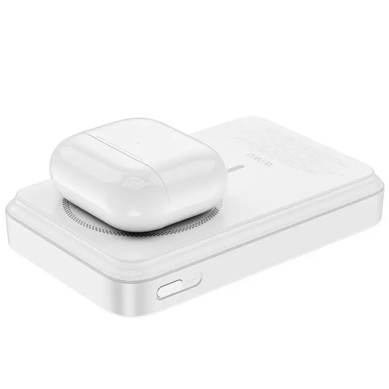 Портативний ЗП Power Bank WIWU Wi-P061 22.5W+PD20W з БЗП+iWatch with cable 10000 mAh, White 5, купити оптом з доставкою