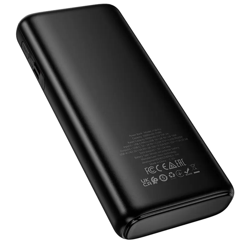 Портативное ЗУ Power Bank Hoco J158 Pro Runner 22.5W+PD20W 10000 mAh, Black 4, купить оптом с доставкой
