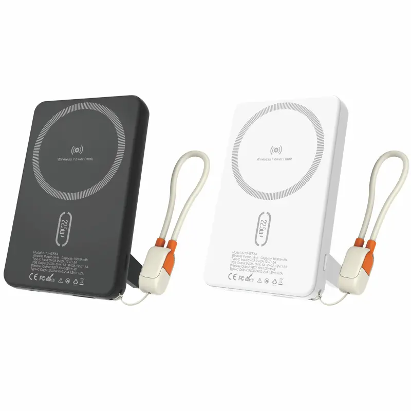 Портативное ЗУ Power Bank Amaya WF54 15W+PD22.5W с БЗУ 10000 mAh, купить оптом с доставкой