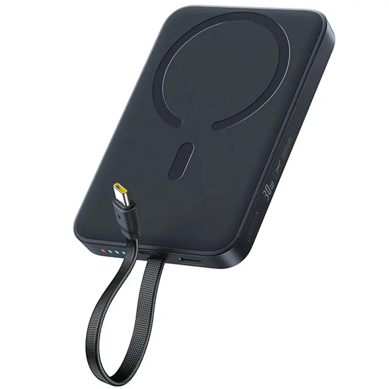 Портативное ЗУ Power Bank Baseus EnerFill FM11 30W с БЗУ with cable 10000mAh (E00289), Cosmic Black, купить оптом с доставкой