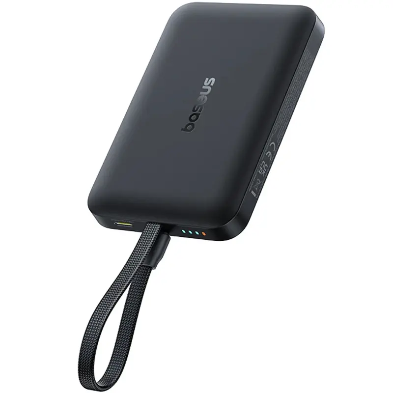 Портативное ЗУ Power Bank Baseus EnerFill FM11 30W с БЗУ with cable 10000mAh (E00289), Cosmic Black 1, купить оптом с доставкой
