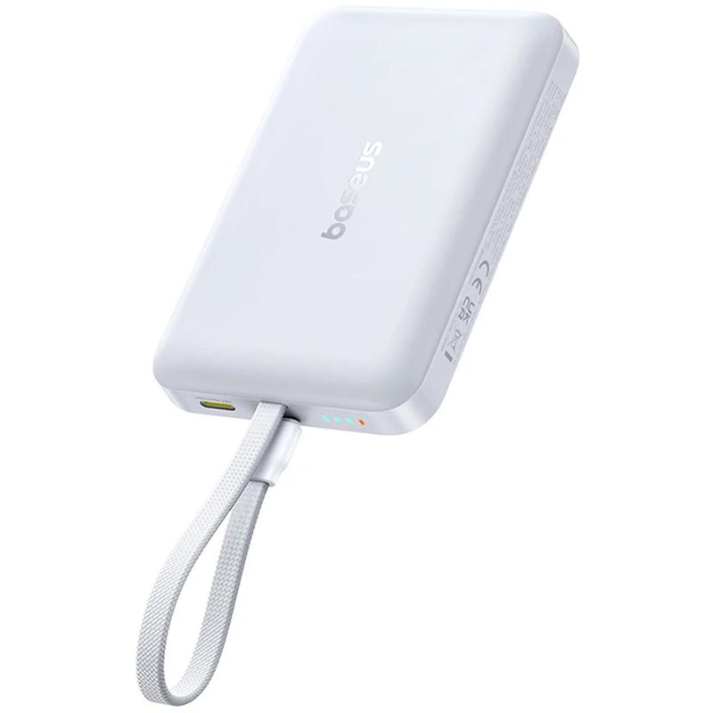 Портативное ЗУ Power Bank Baseus EnerFill FM11 30W с БЗУ with cable 10000mAh (E00289) на картинке №2