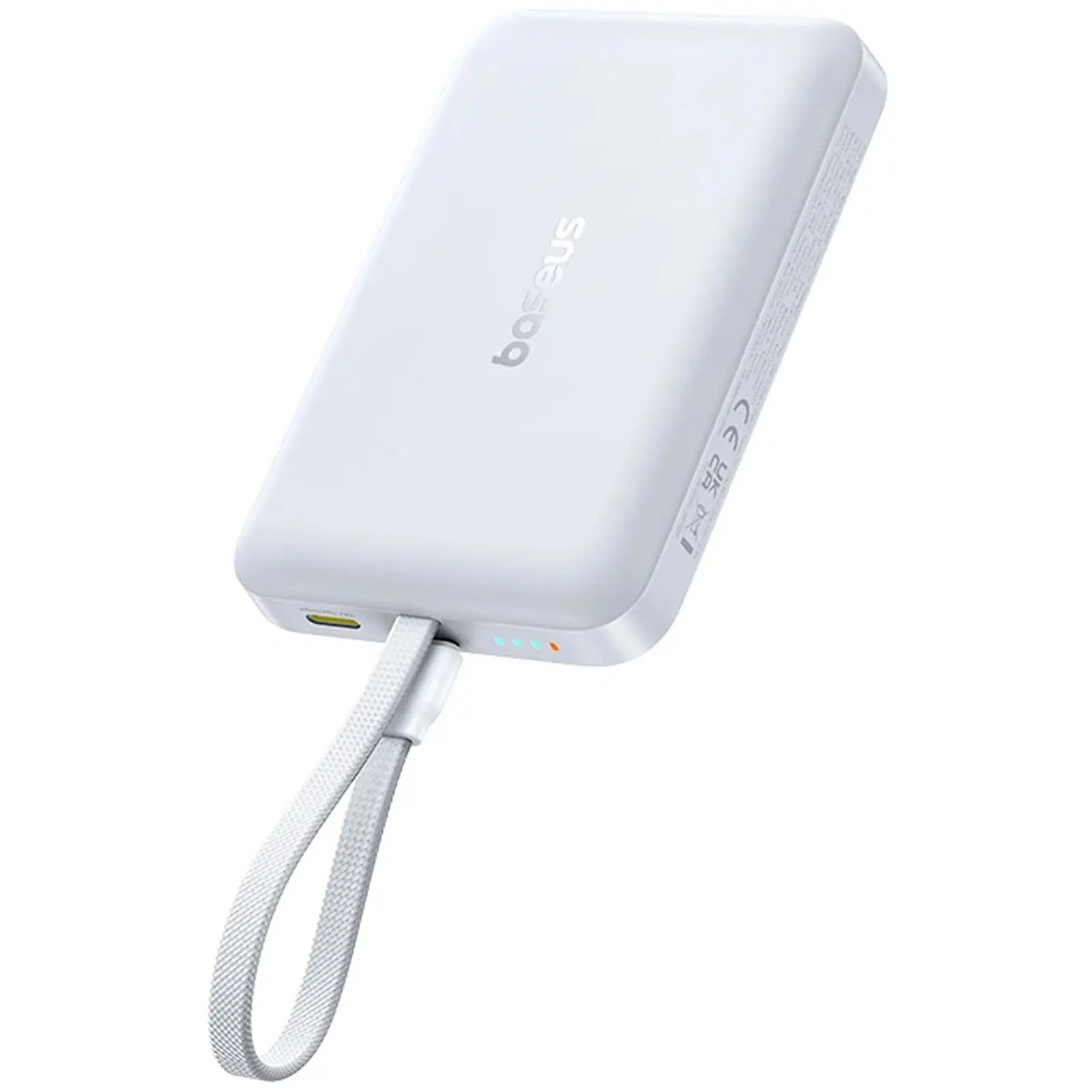 Портативное ЗУ Power Bank Baseus EnerFill FM11 30W с БЗУ with cable 10000mAh (E00289), Moon White 1, купить оптом с доставкой