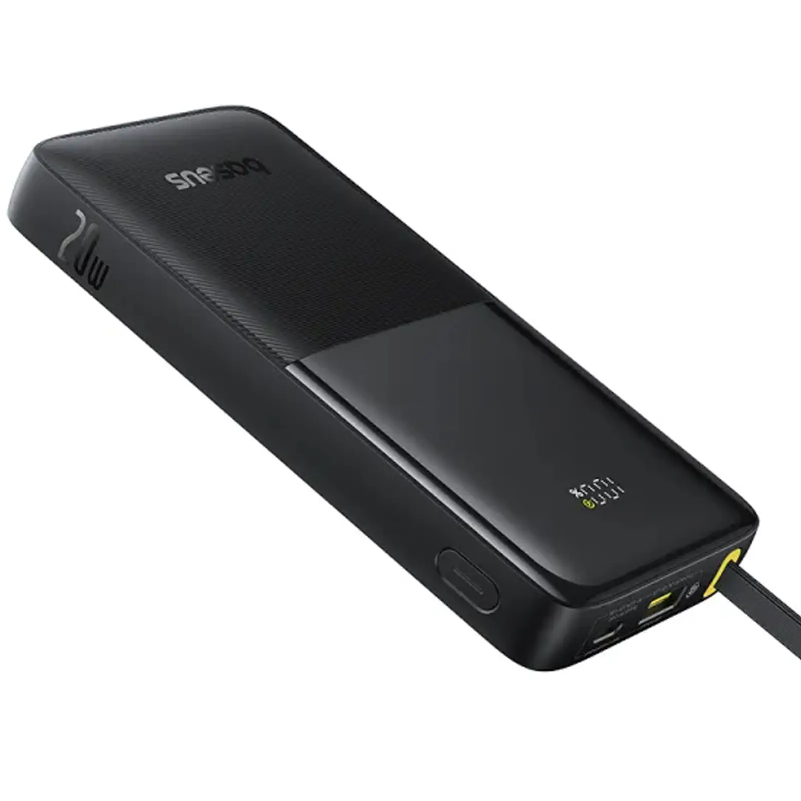 Портативное ЗУ Power Bank Baseus Bipow 2 Digital Display PD20W with cable 10000 mAh (P10077101113), Cluster Black 3, купить оптом с доставкой